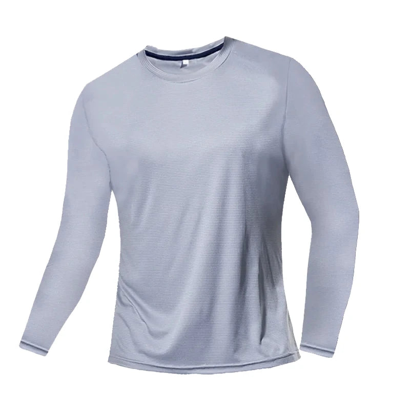 Quick Dry Breathable T-Shirt Sports Tops Training Clothes Long Sleeve T-Shirt Men's Autumn Running Gym Accessories Men Fitness