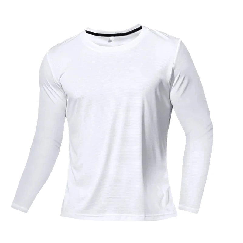Quick Dry Breathable T-Shirt Sports Tops Training Clothes Long Sleeve T-Shirt Men's Autumn Running Gym Accessories Men Fitness