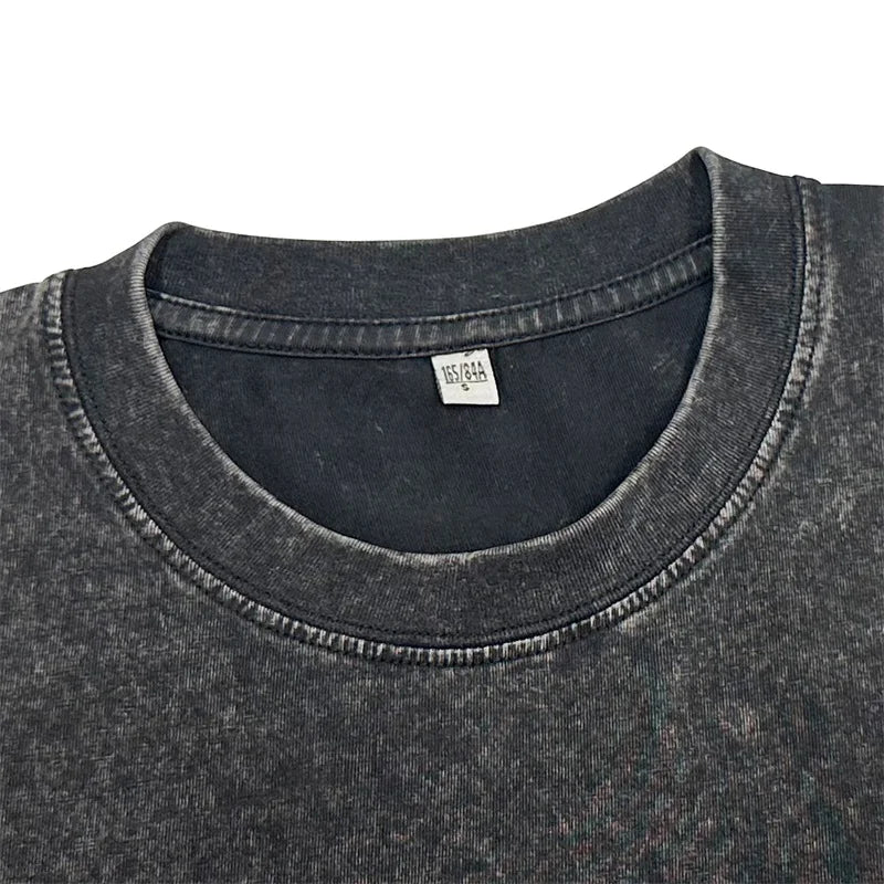 Unisex Retro Graphic Tee Classic Vintage Style Short Sleeve T-shirt with Crew Neck for Casual Daily Wear in Summer