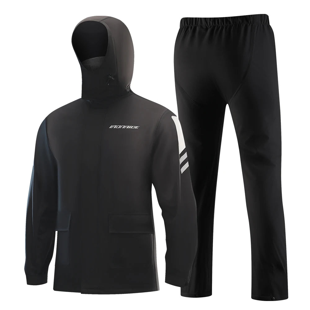 Waterproof Raincoat Adult Travel Raincoats Rain Suit Outdoor Clothing Reusable Poncho Rainwear Supplies Motorcycle Rain Coat