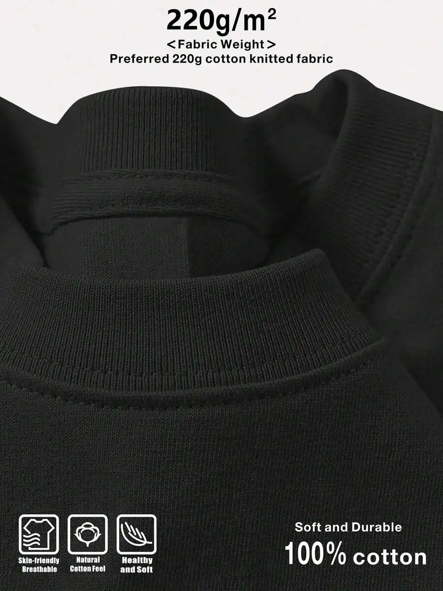 220g cotton men's black T - shirt, with the text "Know Jesus Know Peace", religious - themed