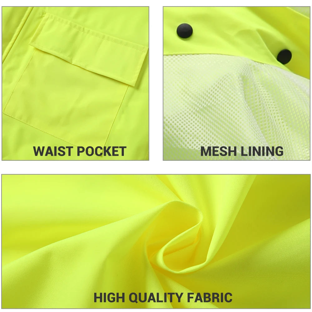 Waterproof Raincoat Adult Travel Raincoats Rain Suit Outdoor Clothing Reusable Poncho Rainwear Supplies Motorcycle Rain Coat