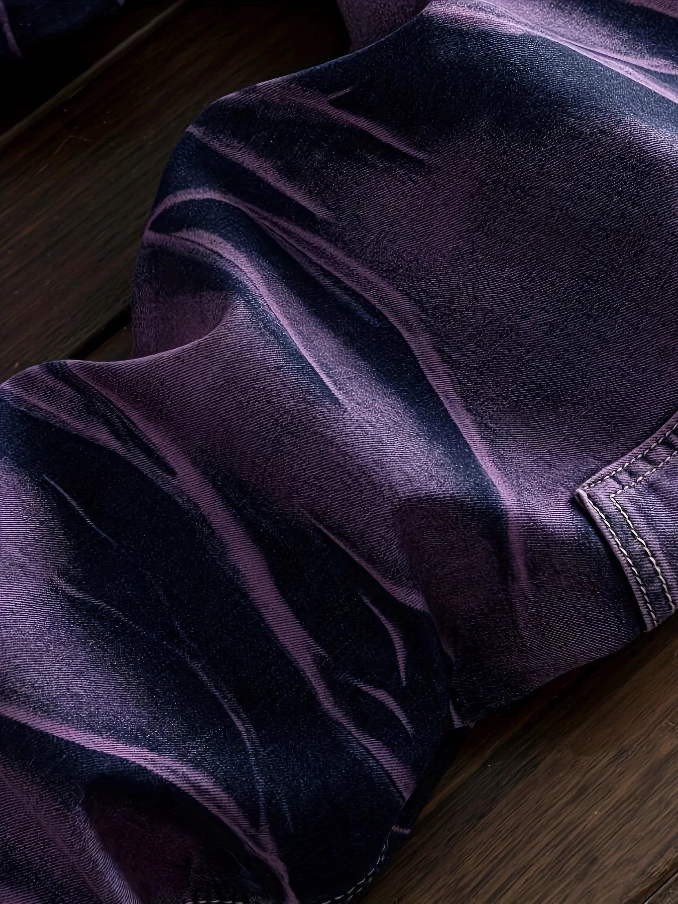 New European and American locomotive style retro style old jeans workwear pants