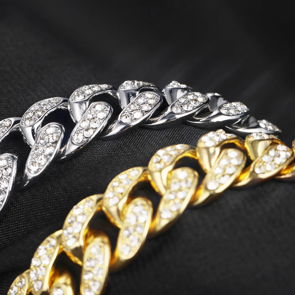 Leopard Necklace Zinc Alloy Diamond Leopard Head Pendant Personalized Luxury Cuban Chain Hip Hop Jewelry for Men and Women USA