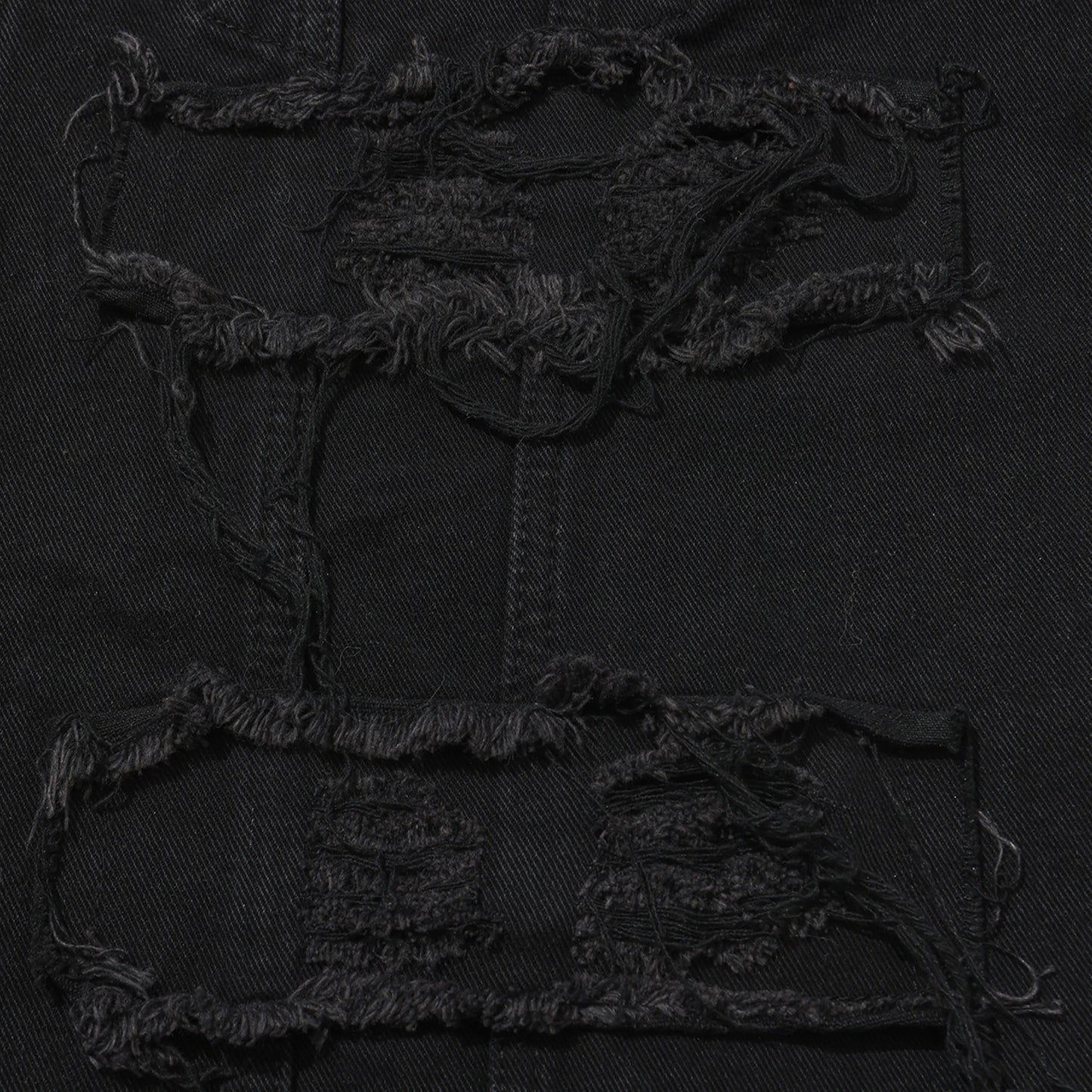 Men's Gothic punk Distressed Trucker Casual Denim Jacket Outerwear Loose Fit Stretch Cowboy Long sleeves Coat