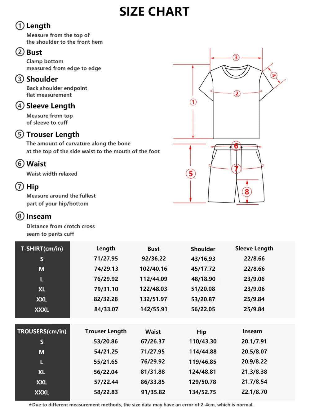 Men's 100 Cotton T-shirt Set Casual Oversized Set Paris Letter Printed Loose Round Neck Short Sleeved T-shirt+shorts Two-piece