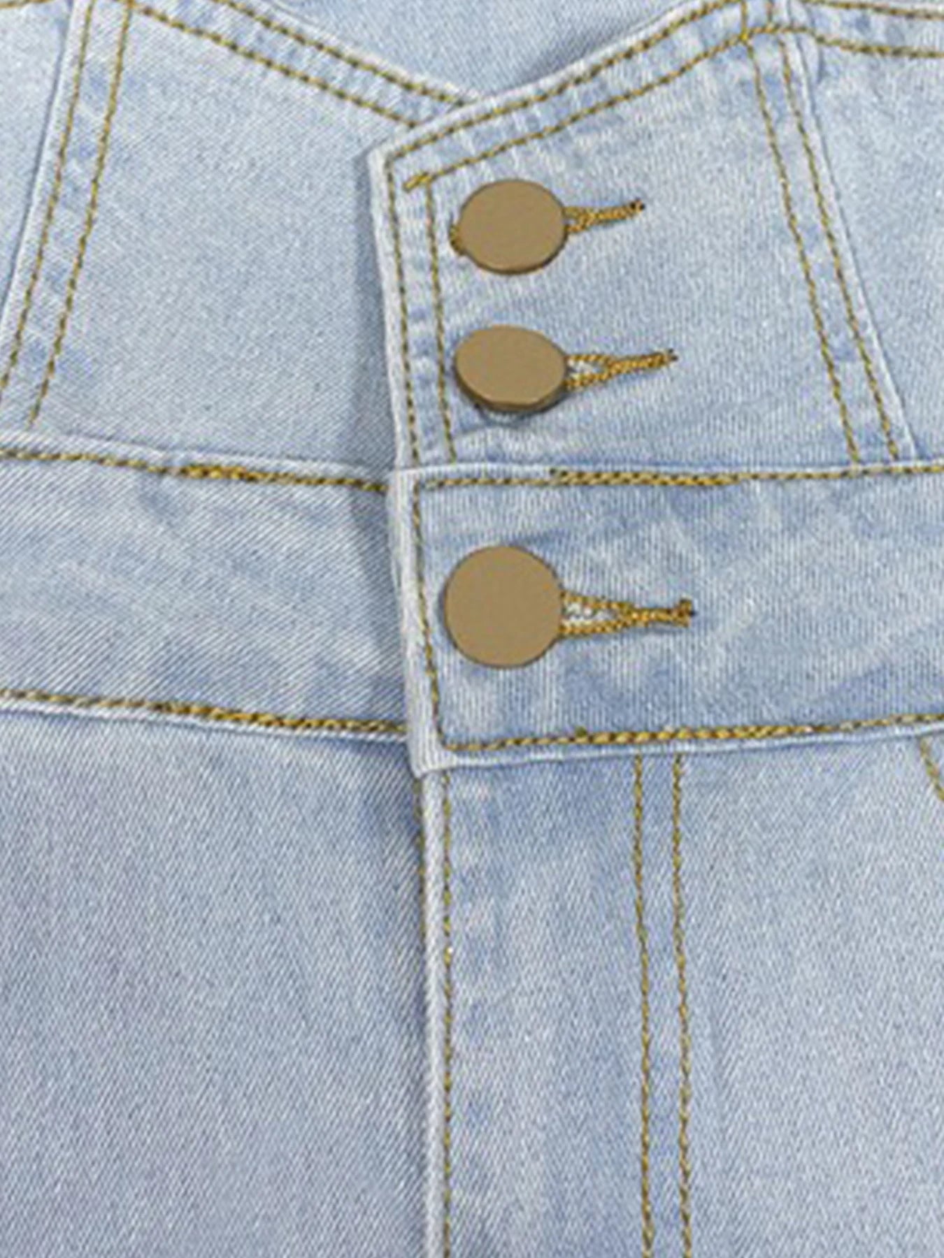 Women's Sexy Lifted Hip Hole Tight Jeans, Fashionable and Casual High Waisted Single Breasted Elastic Jeans, Comfortable Fit, Da